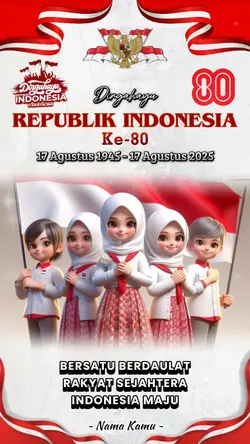 DIRGAHAYU RI KE-80
