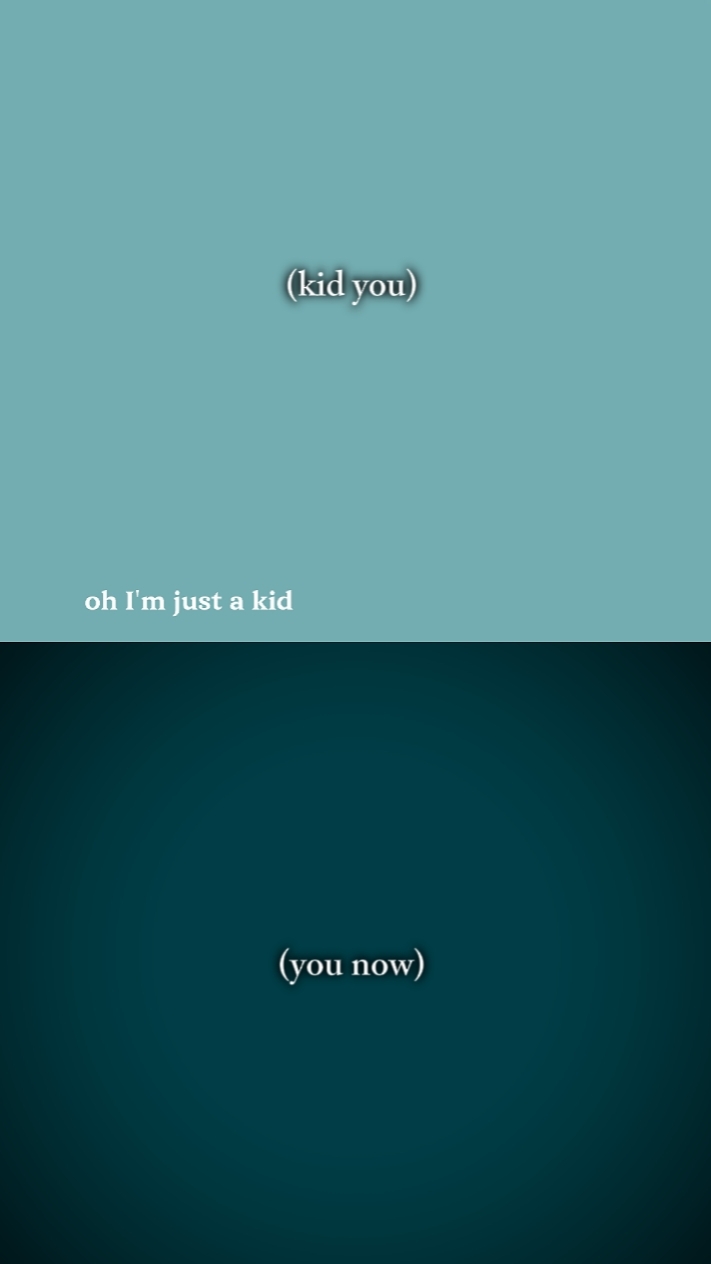 I'm just a kid