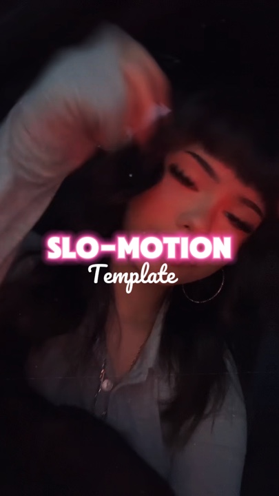 슬로 모션 템플릿