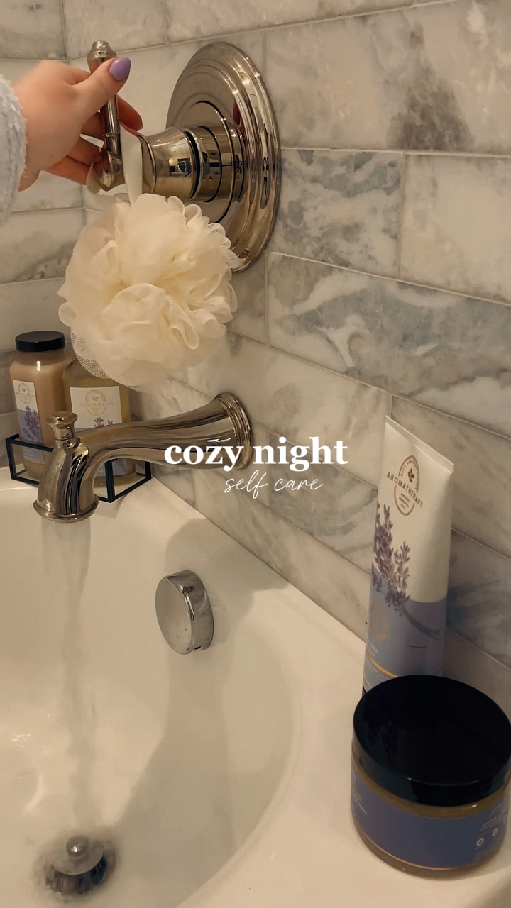 cozy night selfcare