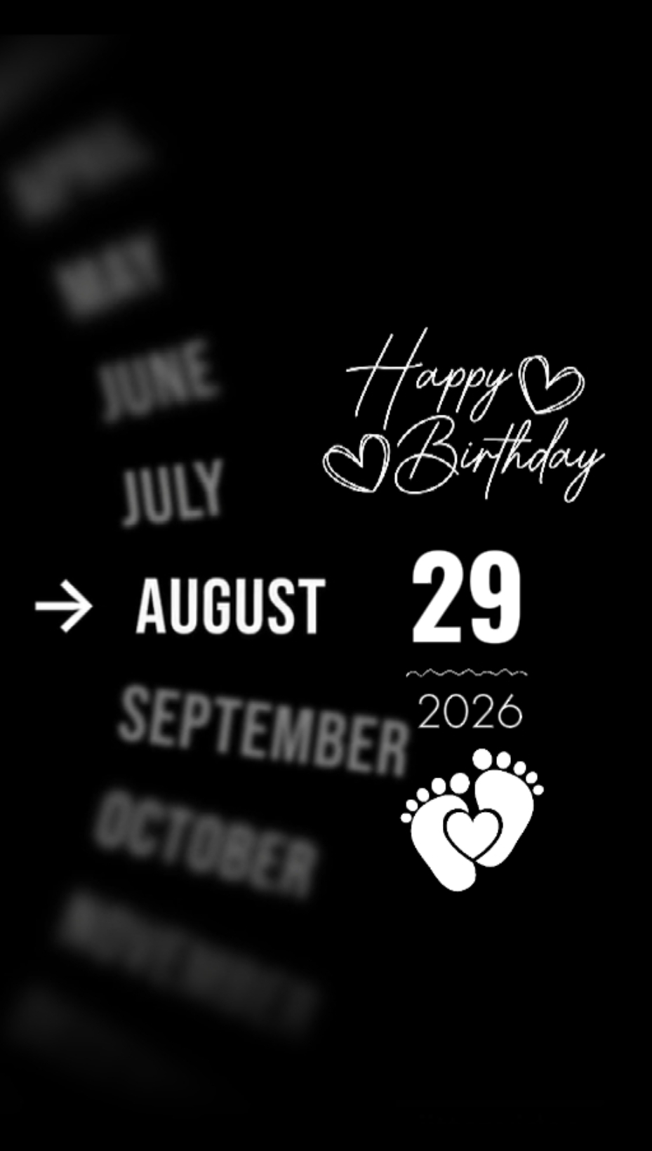 BDAY BABY 29 AUGUST
