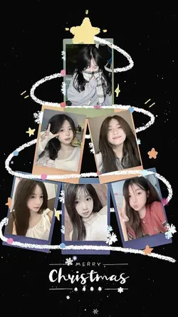 Ghép ảnh cây thông 