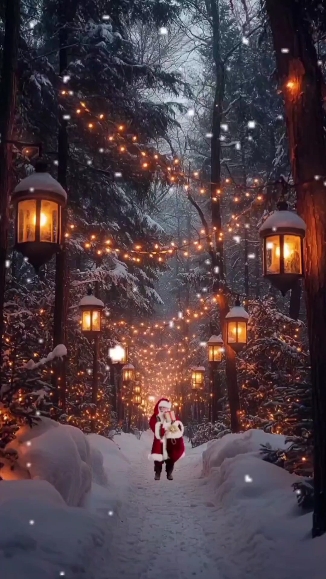 Carte de Noël du Père Noël