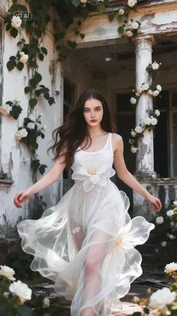 ai white dress