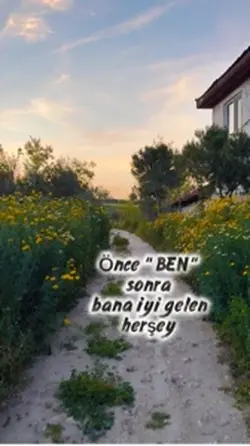 Herşeyden önce ben
