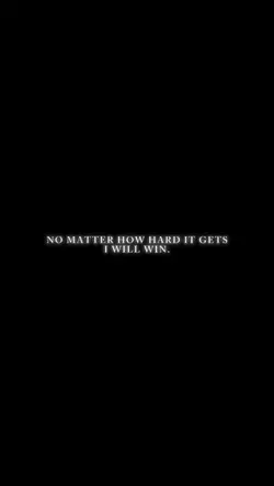 I WILL WIN