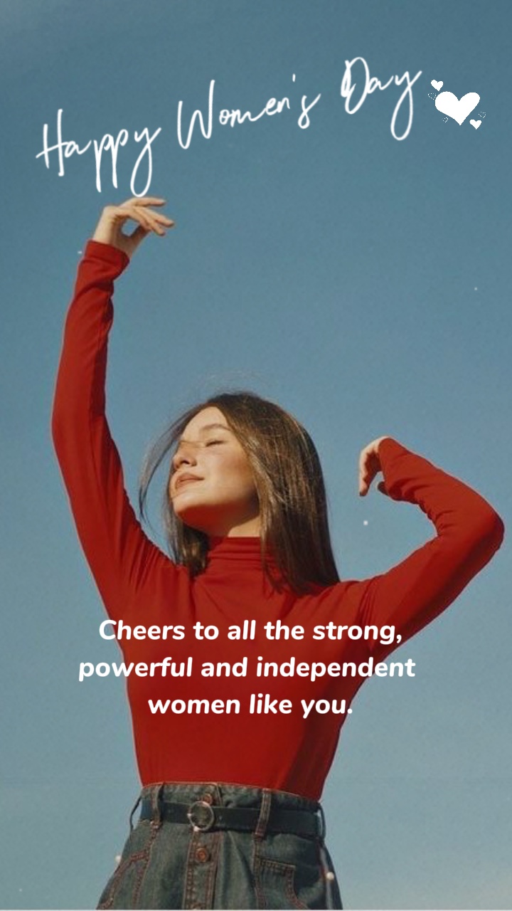 Feliz dia das mulheres
