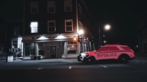 at night