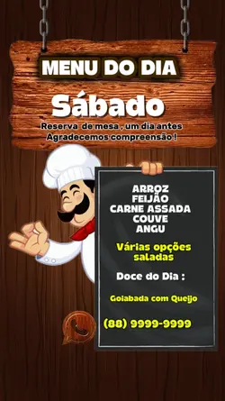 Cardápio Sábado edit