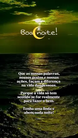 Boa noite 