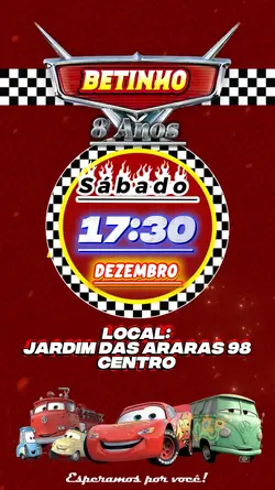 Convite carros