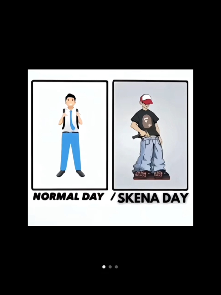 normaler Tag / Skena-Tag