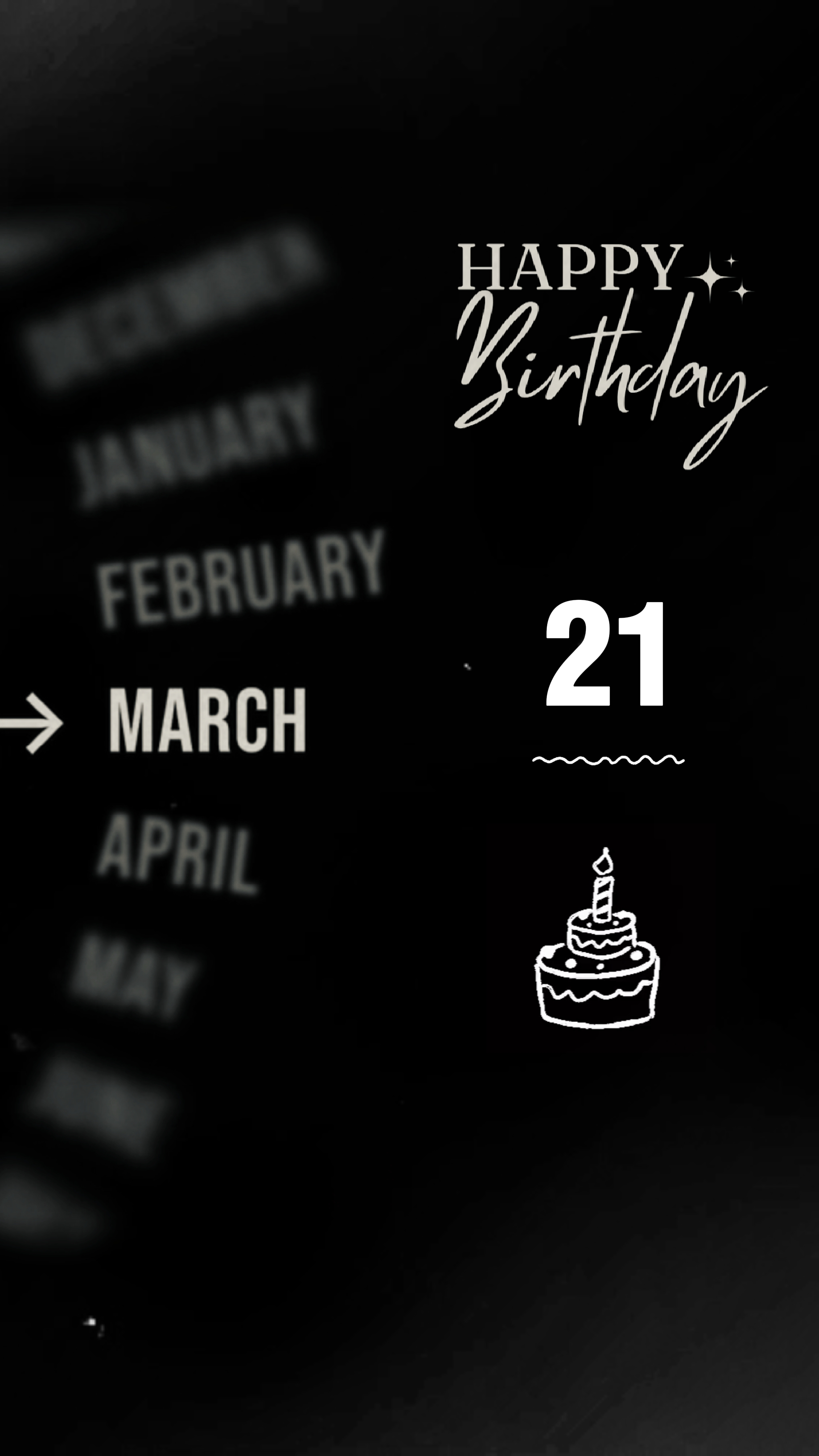 ANNIVERSAIRE DU 21 MARS