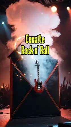 Convite Rock in roll