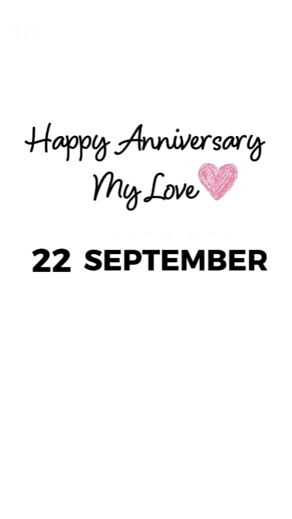22 Sept Anniversary