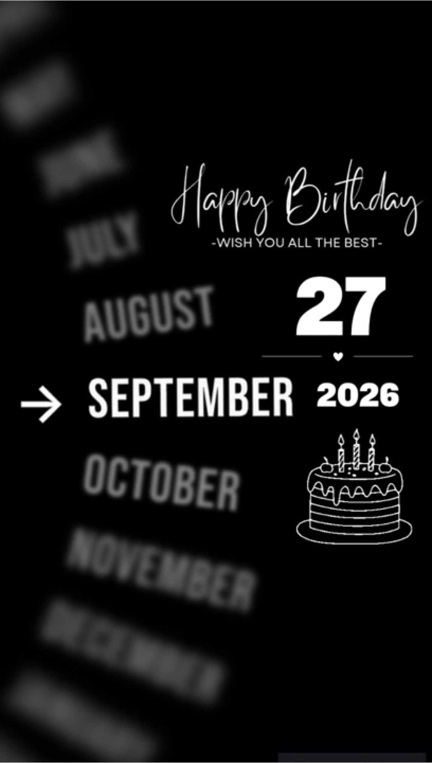 HBD 27 September 