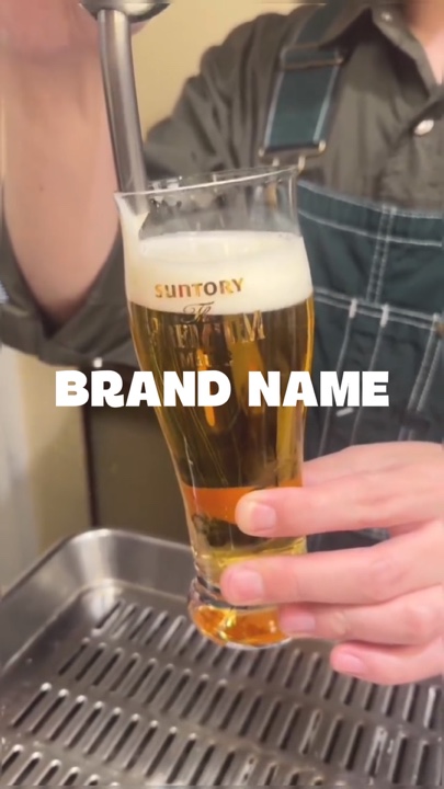 Modelo de vídeo de cerveja
