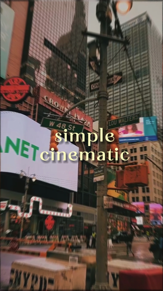 Simpleng cinematic 