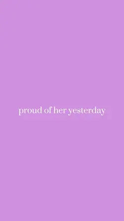 proud of her always 