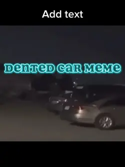 Dented car meme