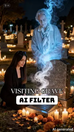 Visting grave AI