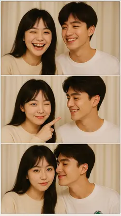 ai polaroid couple