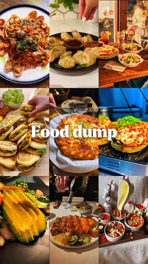Volcado de comida