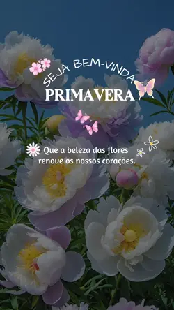 Bem vinda primavera 