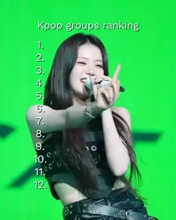 kpop groups ranking~