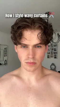 Styling wavy curtain
