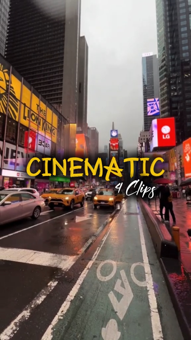 4 Clips Cinematic