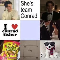 She’s team Conrad 🐻❄️❤️