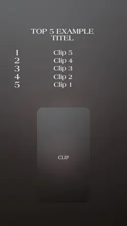 Top 5 Clips Ranking 