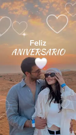 Feliz aniversario.