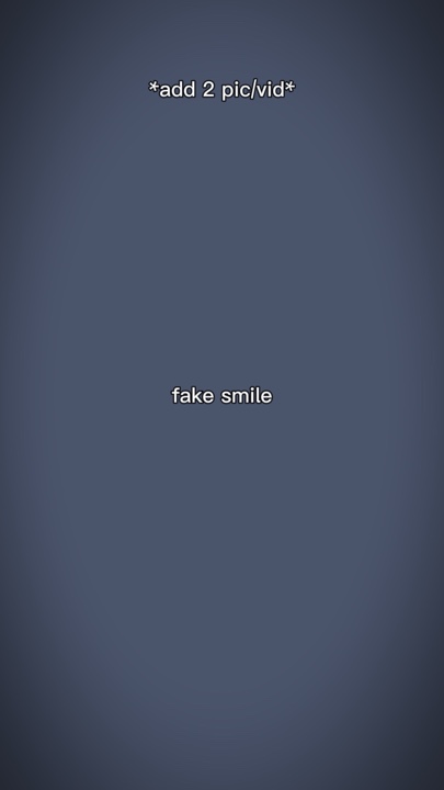 fake smil