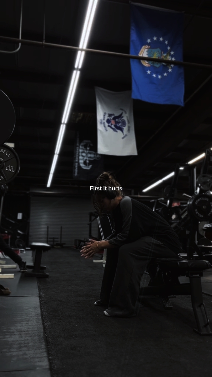 First it hurts