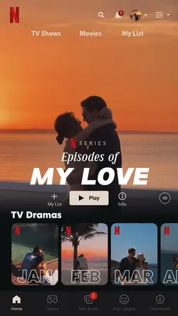 Netflix My Love Film
