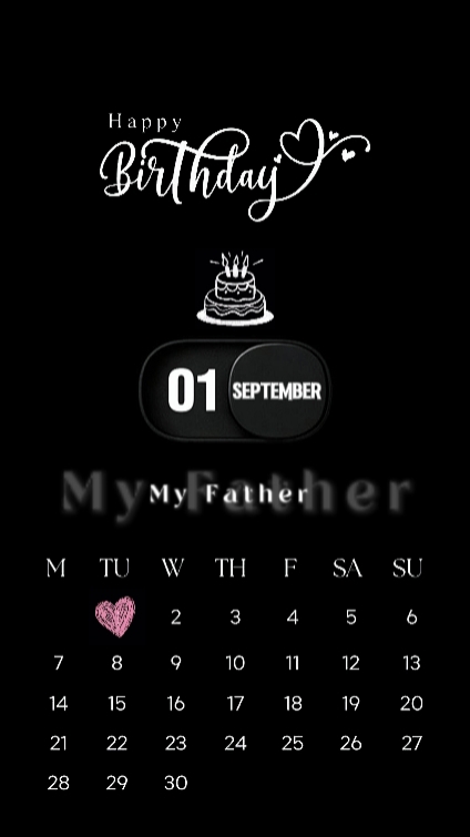 Hbd pai 01 de setembro