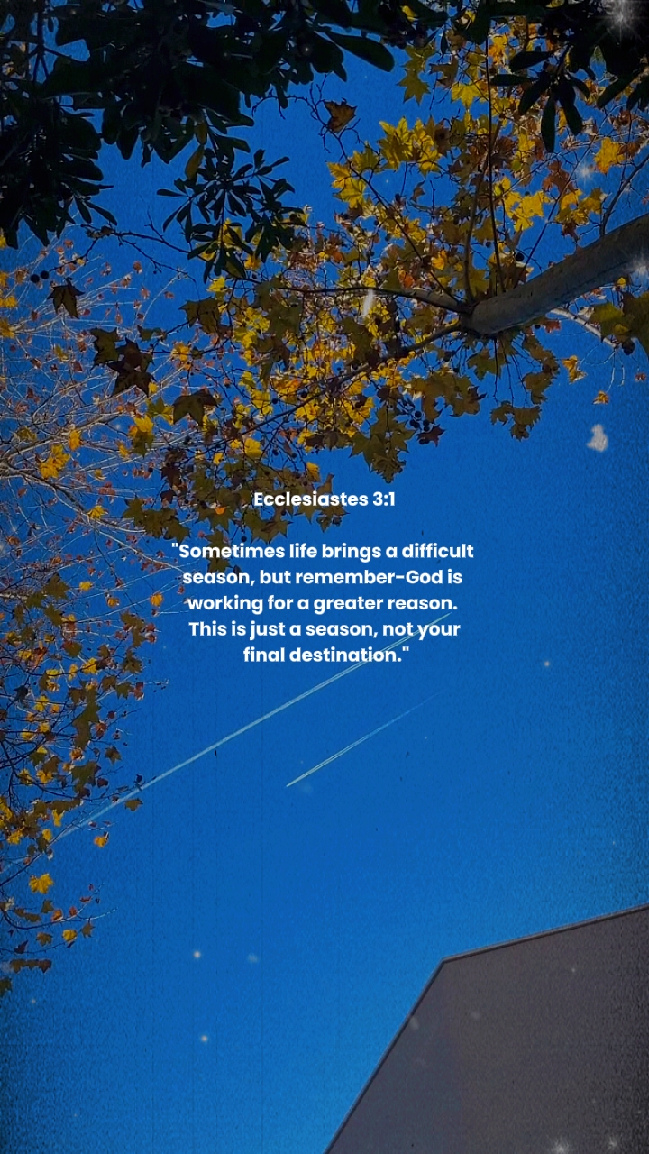 Eclesiastes 3: 1 