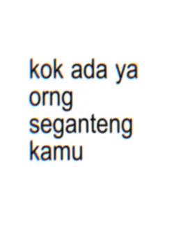 kok ada orang