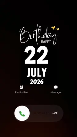 Hbd 22 July 2026