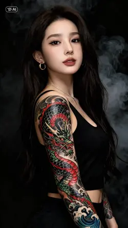 Xăm cánh tay AI