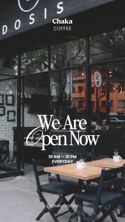 Estamos Abertos Agora