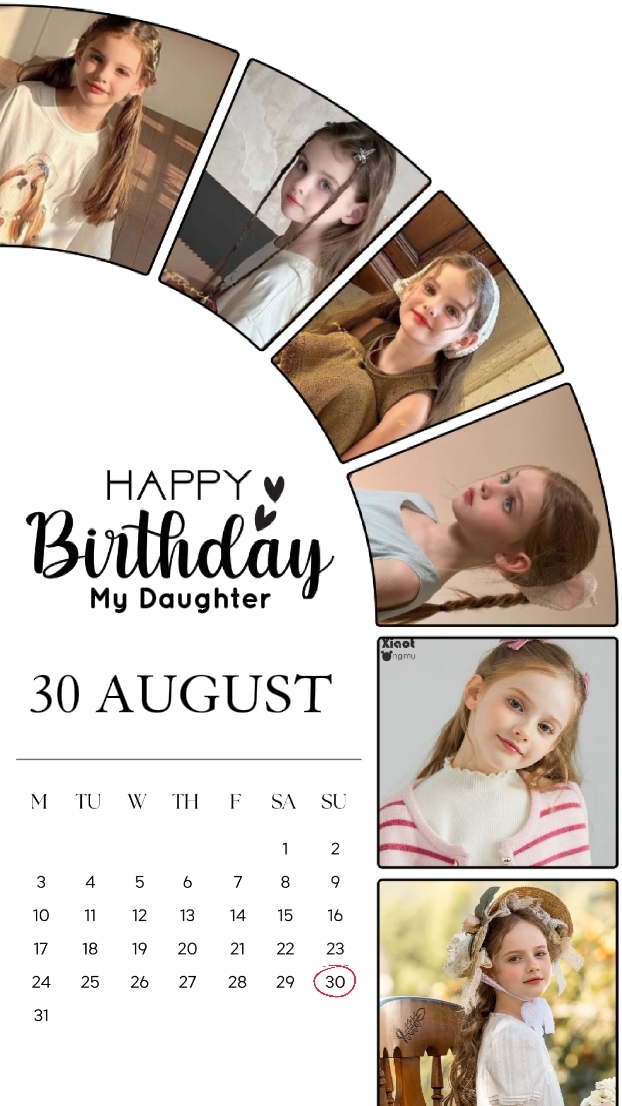 CUMPLEAÑOS HIJA 30 DE AGOSTO