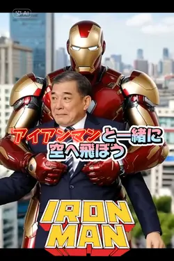 アイアンマンと一緒に空へ飛ぼうエフェクト