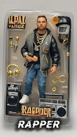 action figure rapper