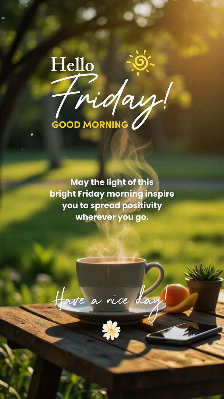 Hello Friday 🌼