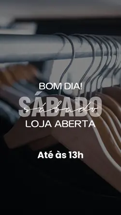 LOJA ABERTA SÁBADO