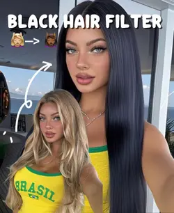 Black hair AI 