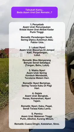 asam urat rematik